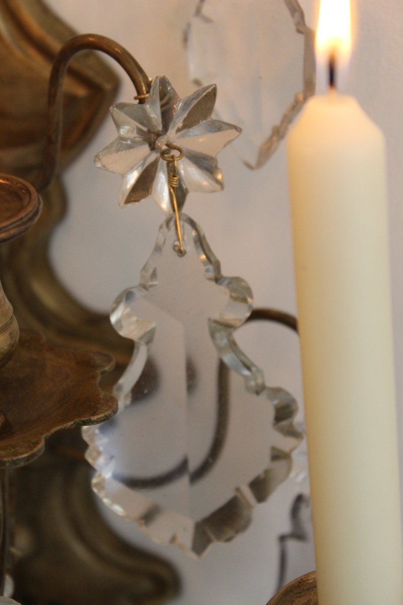 Impressive Louis XV-style Wall Lamp, Louis XV Style-photo-6