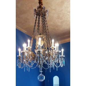 Large Belle Epoque Chandelier