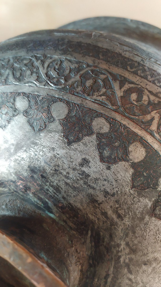 Vase Sur Piédouche, Bol Tâs Perse-photo-2