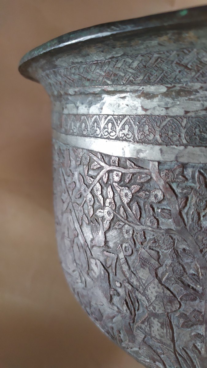 Vase Sur Piédouche, Bol Tâs Perse-photo-3