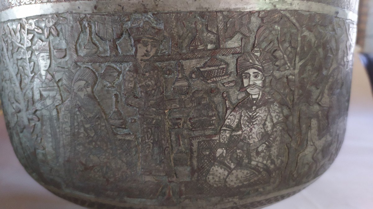Vase Sur Piédouche, Bol Tâs Perse-photo-4