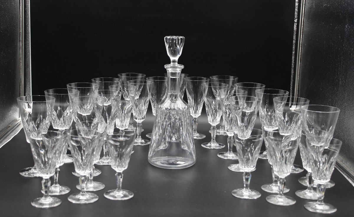 Service En Cristal  Baccarat Modèle Carcassonne