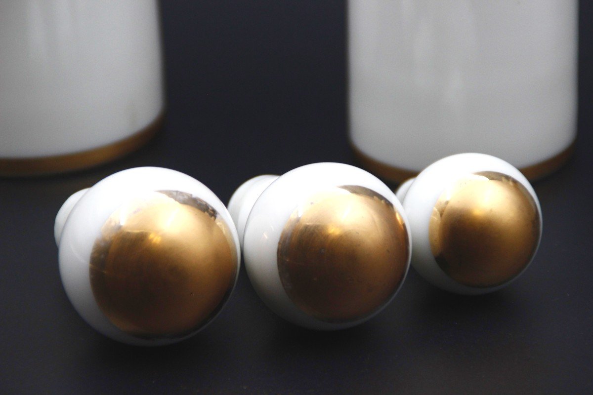 Flacons à Parfum En Opaline XIX ème-photo-4