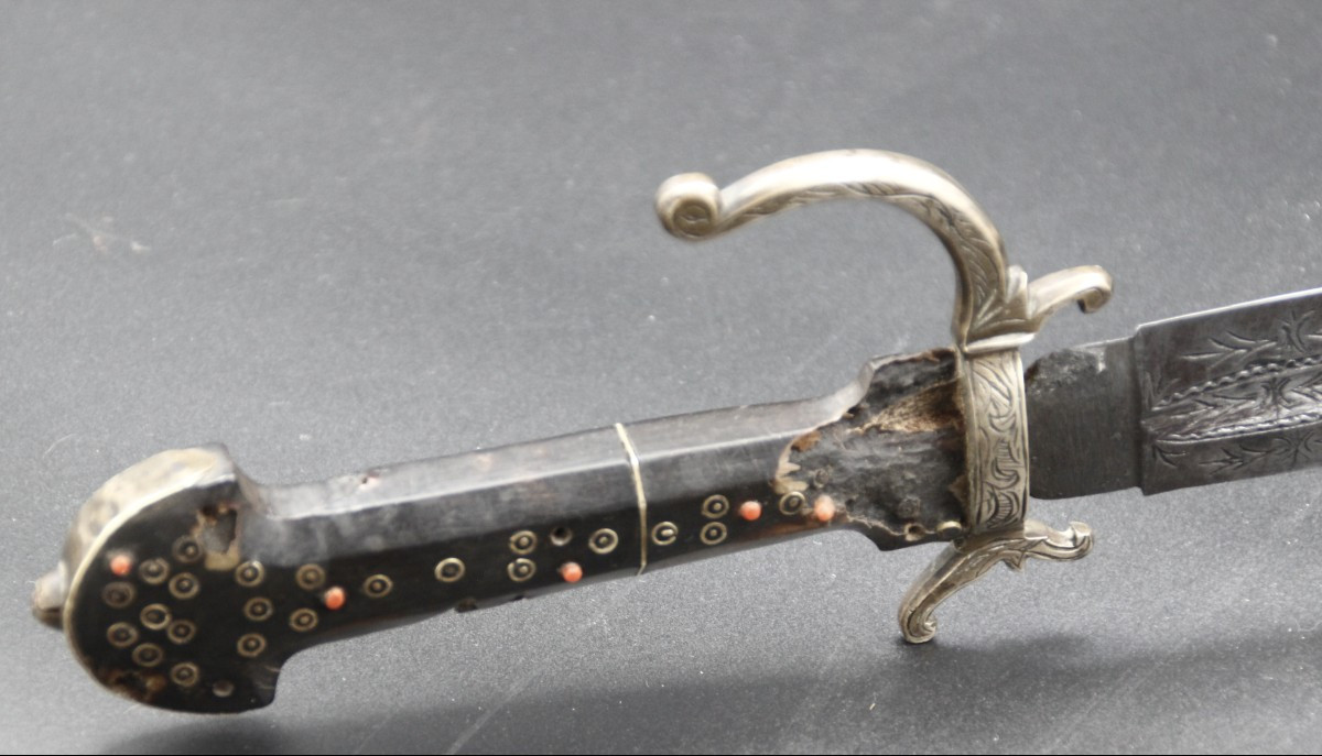 Poignard Marocain dit genoui , XIX ème-photo-2