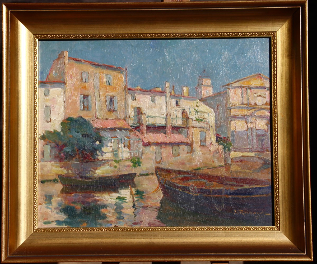 Le port de  St Tropez de Jean baptiste Roubaud