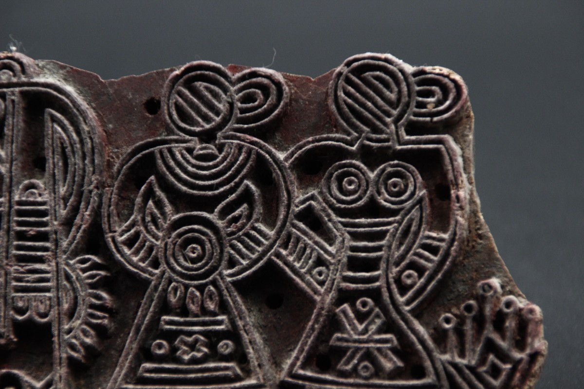 Tampon en bois indien-photo-2