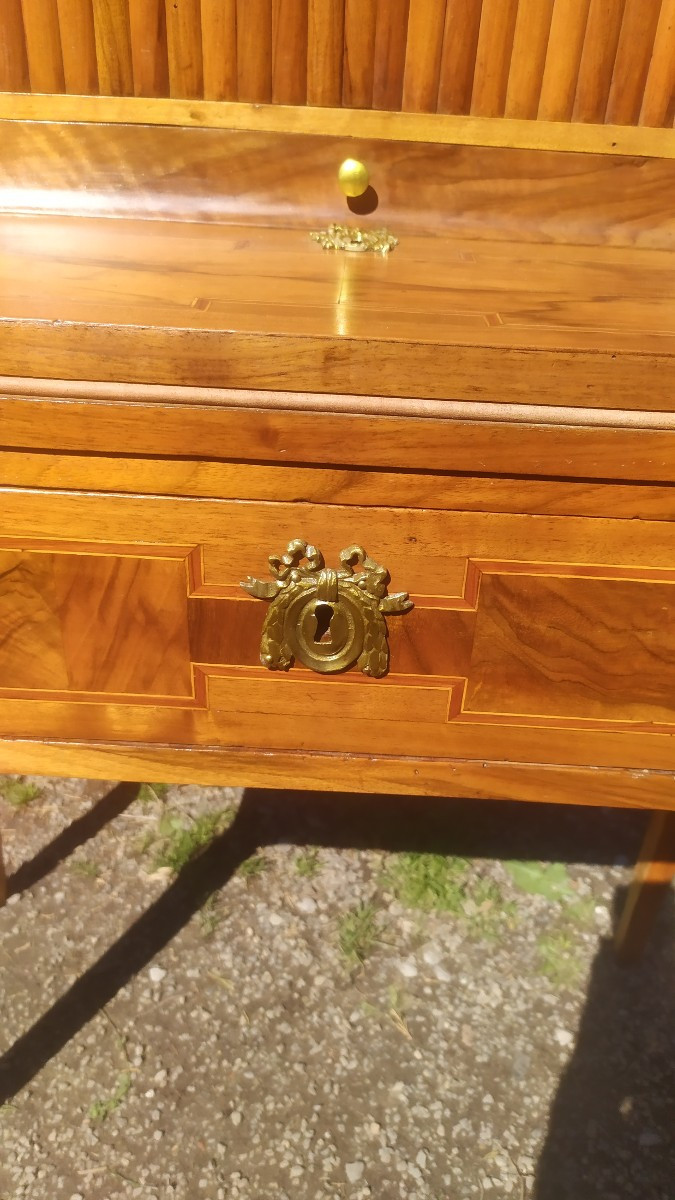 Secrétaire Bonheur du jour XVIII ème , Louis XVI-photo-2