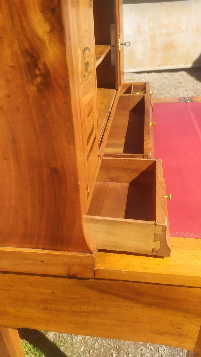 Secrétaire Bonheur du jour XVIII ème , Louis XVI-photo-3