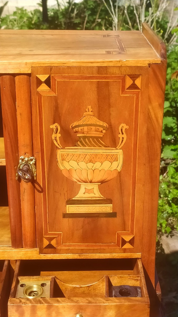 Secrétaire Bonheur du jour XVIII ème , Louis XVI-photo-4