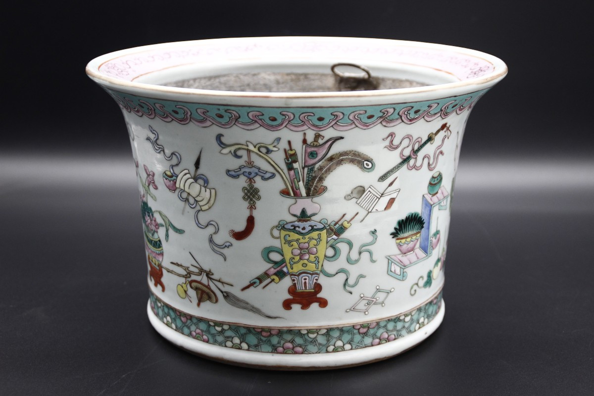 Rafraichissoir ou jardinière Chine XVIII - XIX ème
