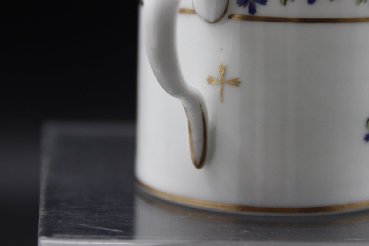 Litron Cup And Saucer, Nidervilliers, Custine Period, 18th Century-photo-7