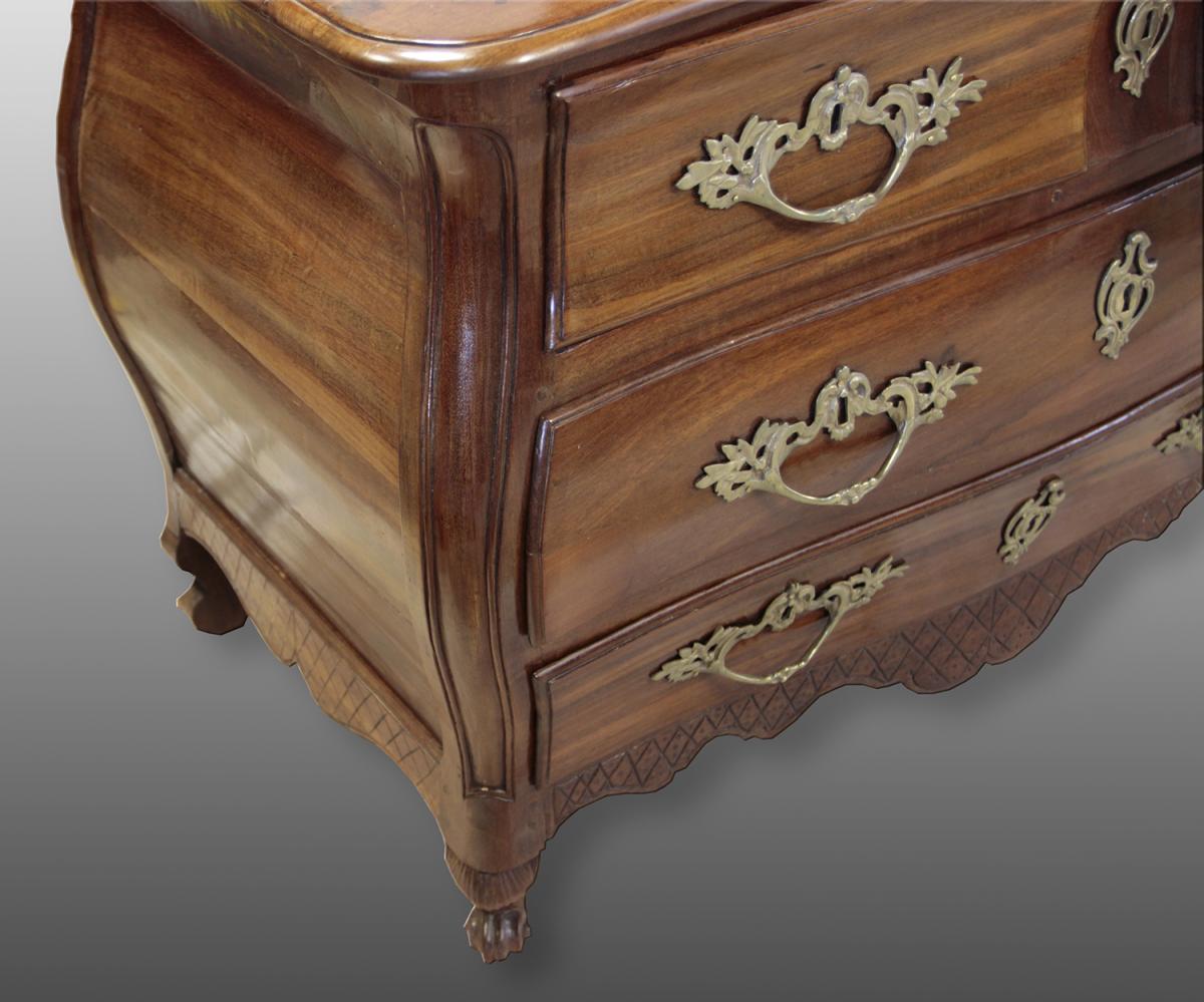 Commode Bordelaise De Port, XVIII Mahogany-photo-6