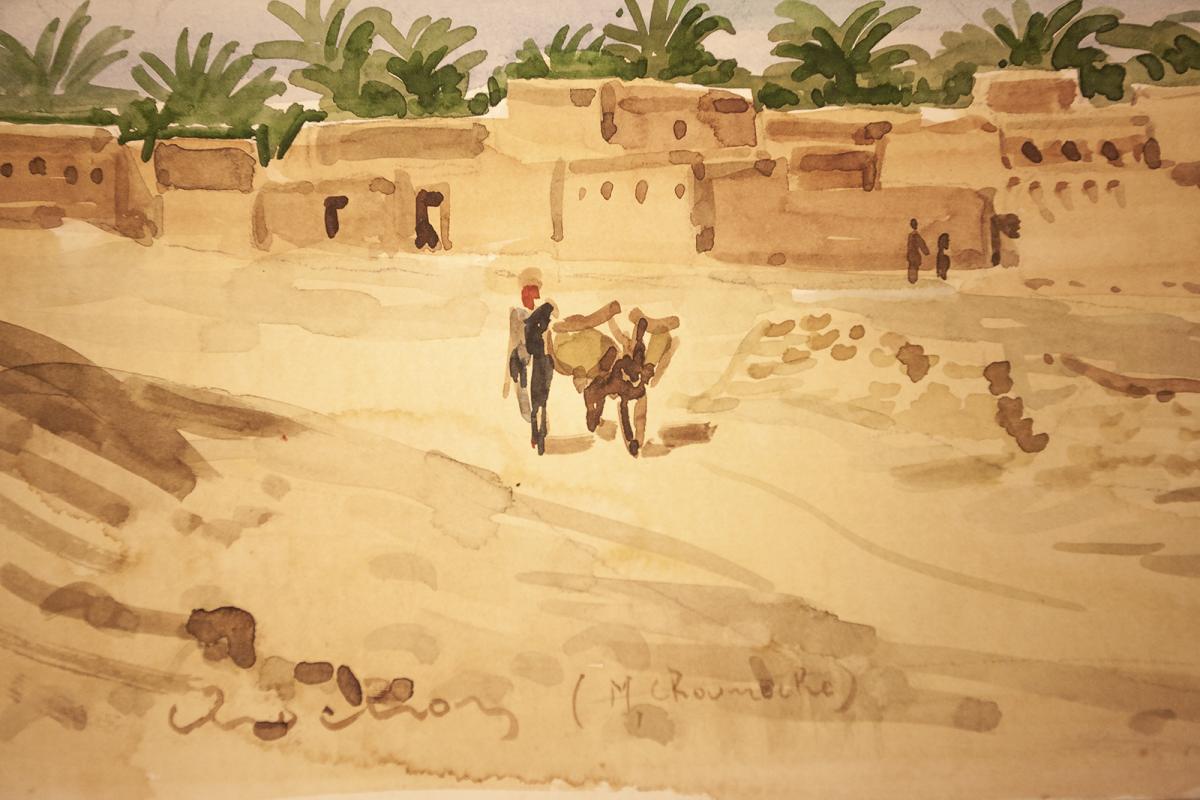 Aquarelle De Chochon André Eugène Louis XX ème-photo-4