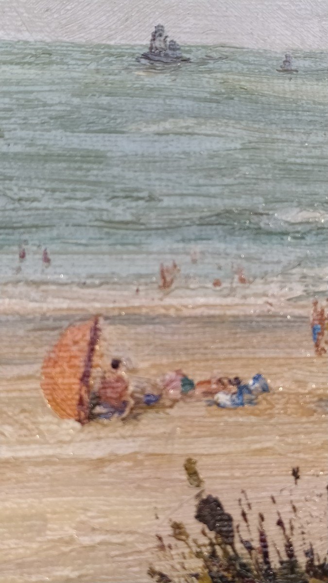 Oil On Canvas, South West Seaside-photo-3