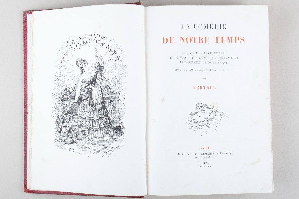 La Comédie De Notre Temps Par Bertall ( Charles d'Arnoux) 1874-photo-2