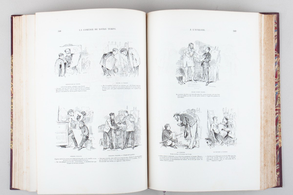 La Comédie De Notre Temps Par  Bertall ( Charles d'Arnoux ) 1875-photo-4