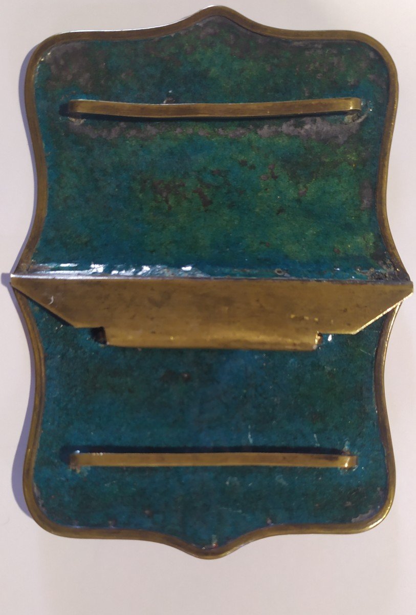 Belt Buckle In XIX Cloisonné Enamels-photo-4