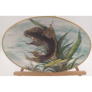 Grand Plat Théodore Haviland en Porcelaine Limoges XX ème