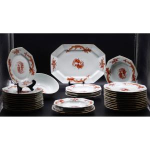 Service de table " au Dragon d'Or " Raynaud Limoges