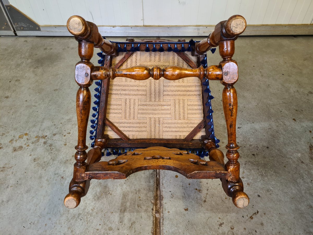 Ensemble de quatre chaises richement décorées, Hollan époque Baroque vers 1700-1725-photo-8