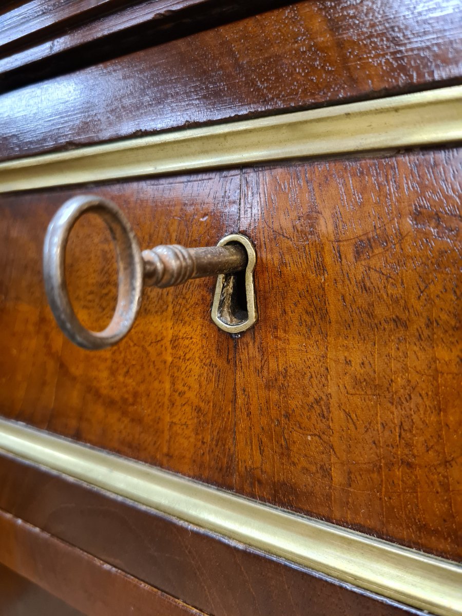 Secrétaire à abattant de style « Retour d’Égypte », Hollandais Directoire vers 1795-1805-photo-2