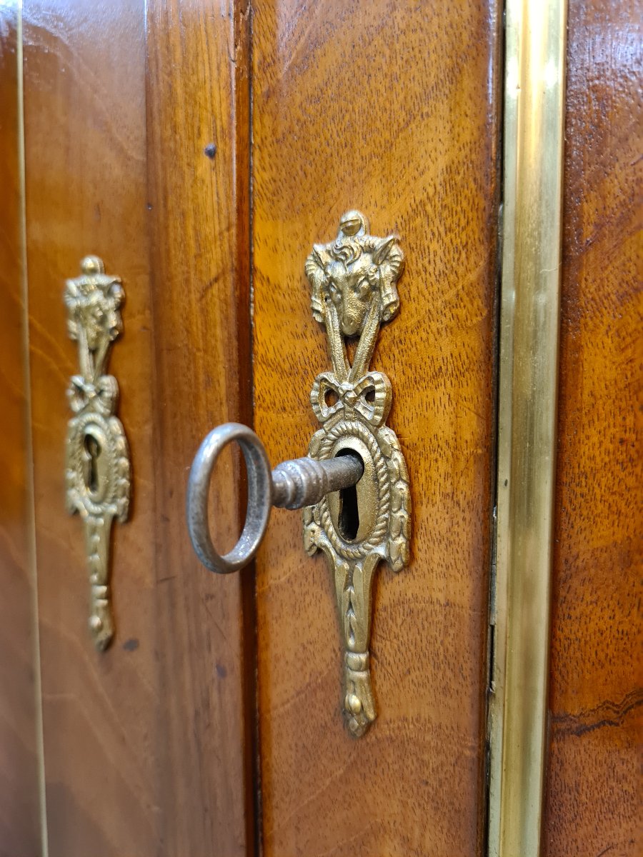 Secrétaire à abattant de style « Retour d’Égypte », Hollandais Directoire vers 1795-1805-photo-6