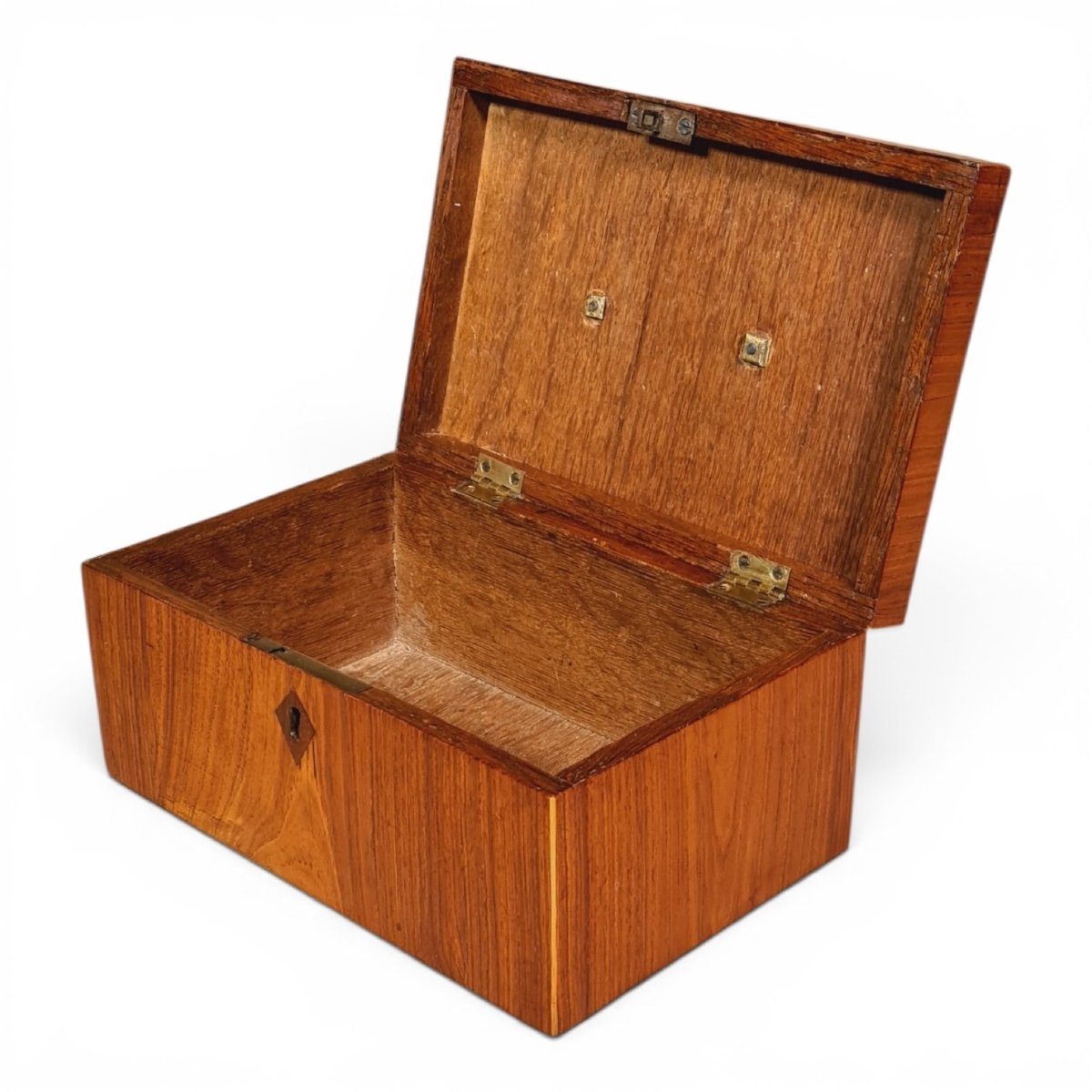 Petite boîte en bois de rose, époque Hollandais Louis XVI, vers 1775-1795-photo-2