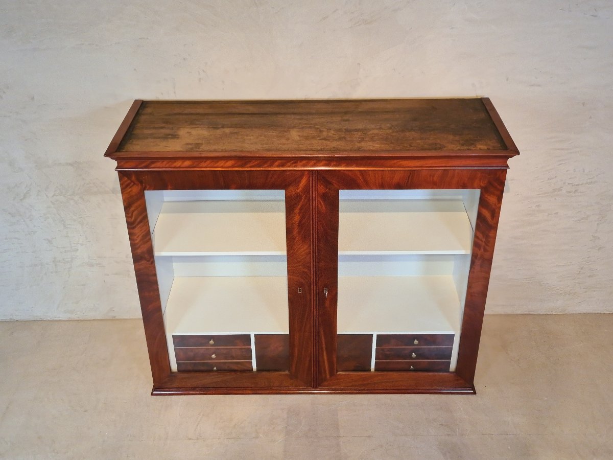 Mahogany Display Cabinet Dutch Empire Period, Circa 1815–1825.-photo-2