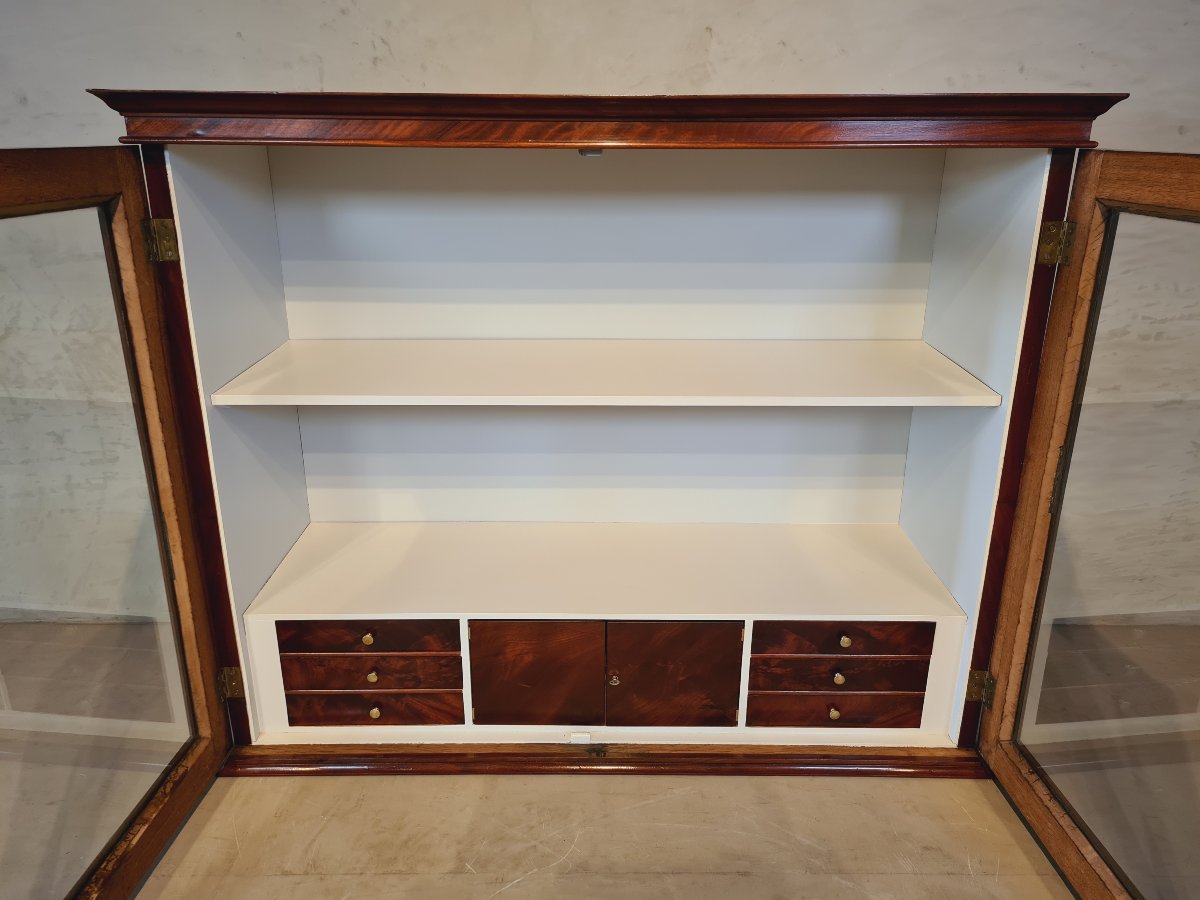 Mahogany Display Cabinet Dutch Empire Period, Circa 1815–1825.-photo-3