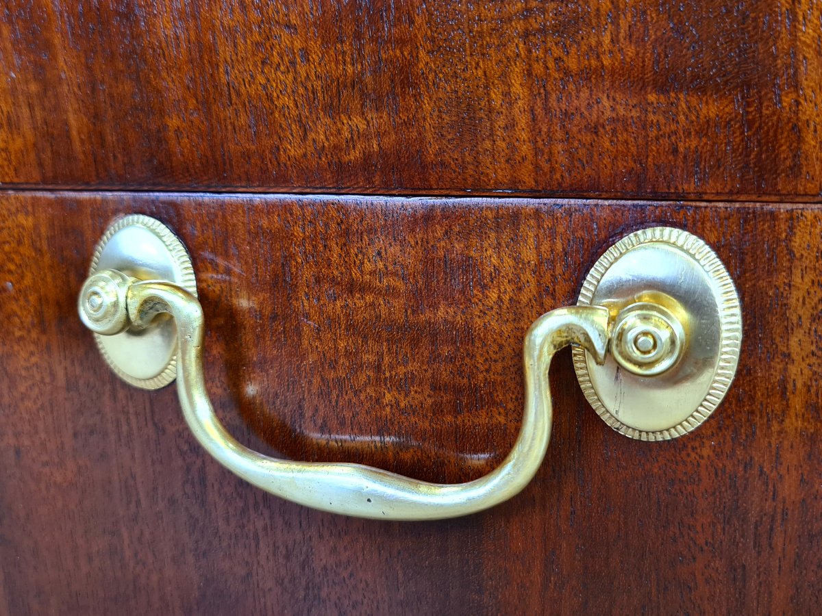 Mahogany Decanter Box, Louis XVI/directoire Period, Dutch, Circa 1800-photo-2