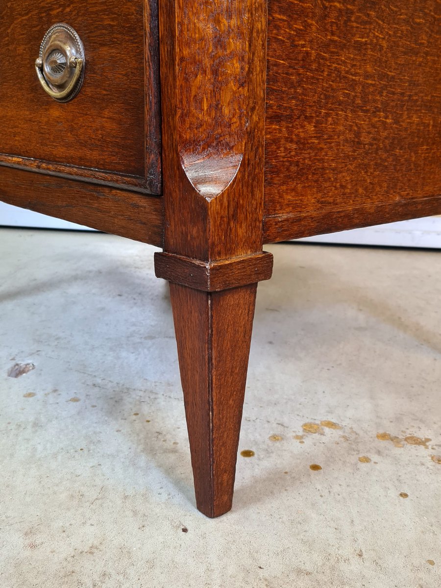 Commode à deux tiroirs (petit modèle), époque Louis XVI hollandais, vers 1780-1800.-photo-4