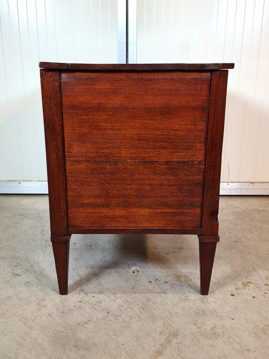 Commode à deux tiroirs (petit modèle), époque Louis XVI hollandais, vers 1780-1800.-photo-6