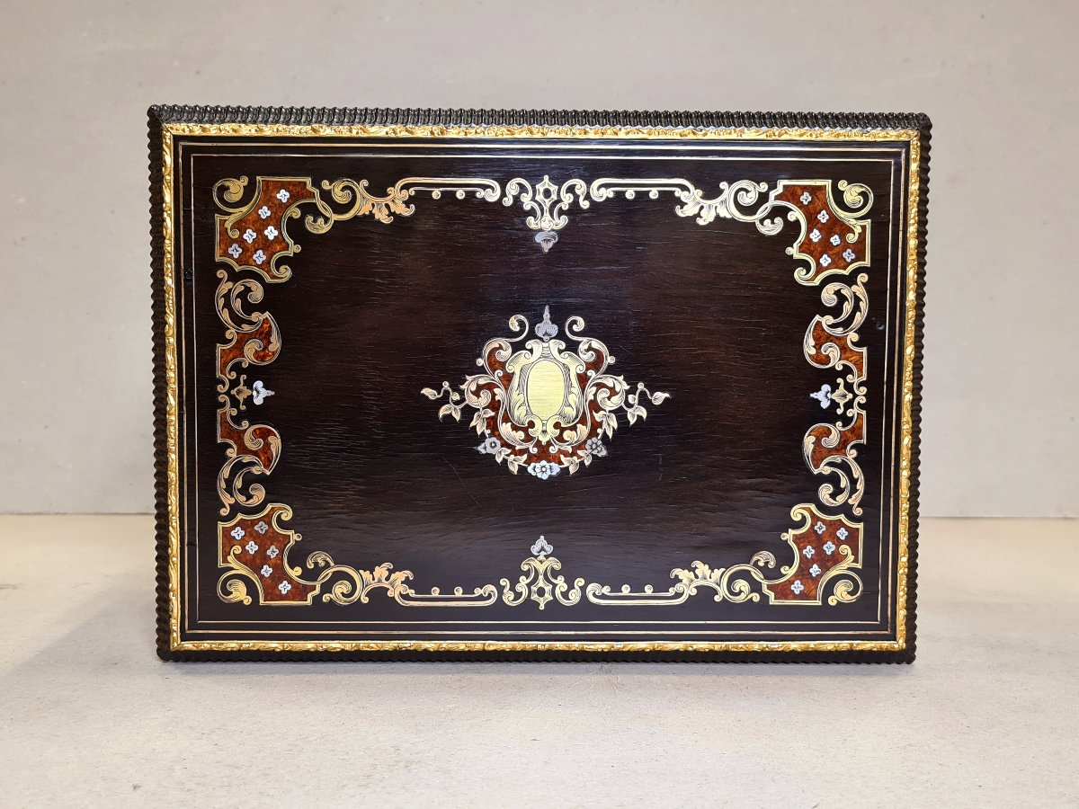 A Richly Crafted Jewelry Box, France, Napoleonic III Period, Circa 1850–1870.-photo-4