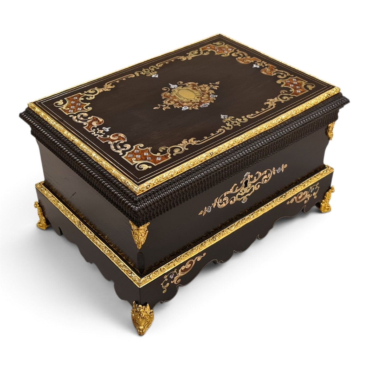 A Richly Crafted Jewelry Box, France, Napoleonic III Period, Circa 1850–1870.