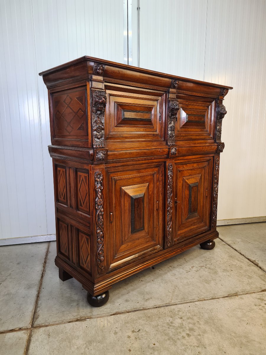 Cabinet à quatre portes, époque baroque hollandais, la province de Zélande  vers 1680-1690-photo-2