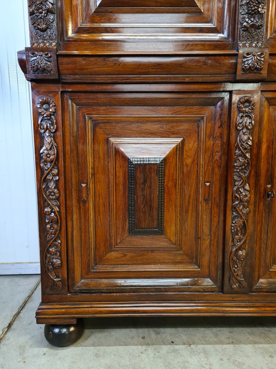 Cabinet à quatre portes, époque baroque hollandais, la province de Zélande  vers 1680-1690-photo-2