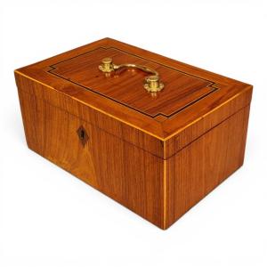 Brazilian Tulipwood Box, Dutch Louis XVI Period, Circa 1775–1795