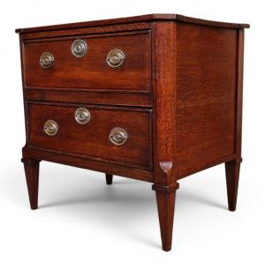 Two-drawer Chest (small Model), Dutch Louis XVI Period, Circa 1780–1800.