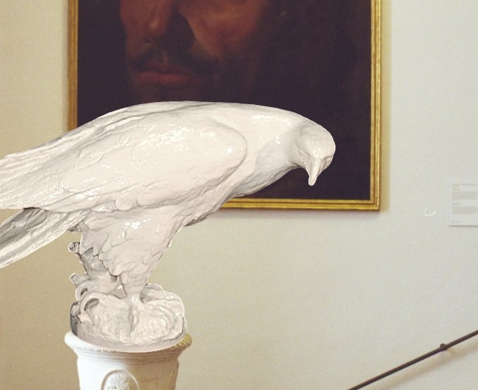  Jean De Bologne Aigle Royal Importante Sculpture En Porcelaine-photo-4