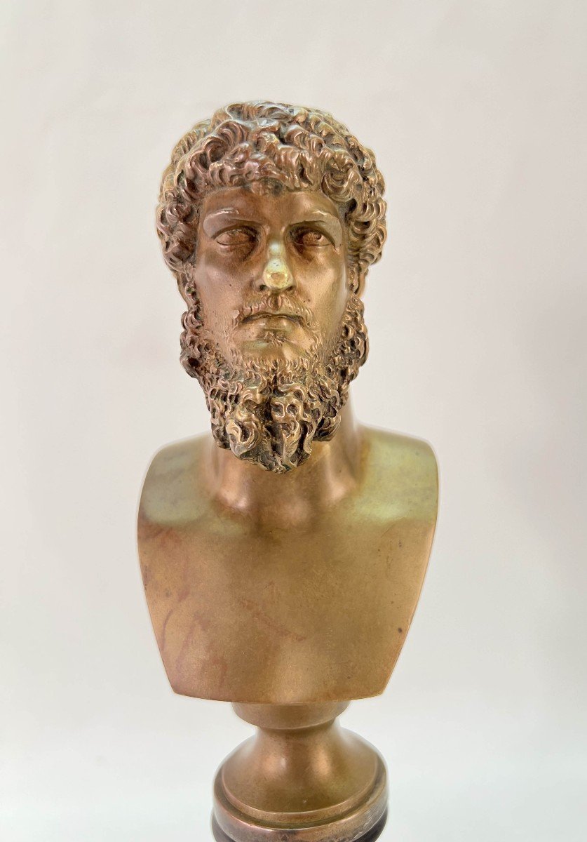 Buste En Bronze &agrave; l&#039;Antique De Lucius Verus -photo-6