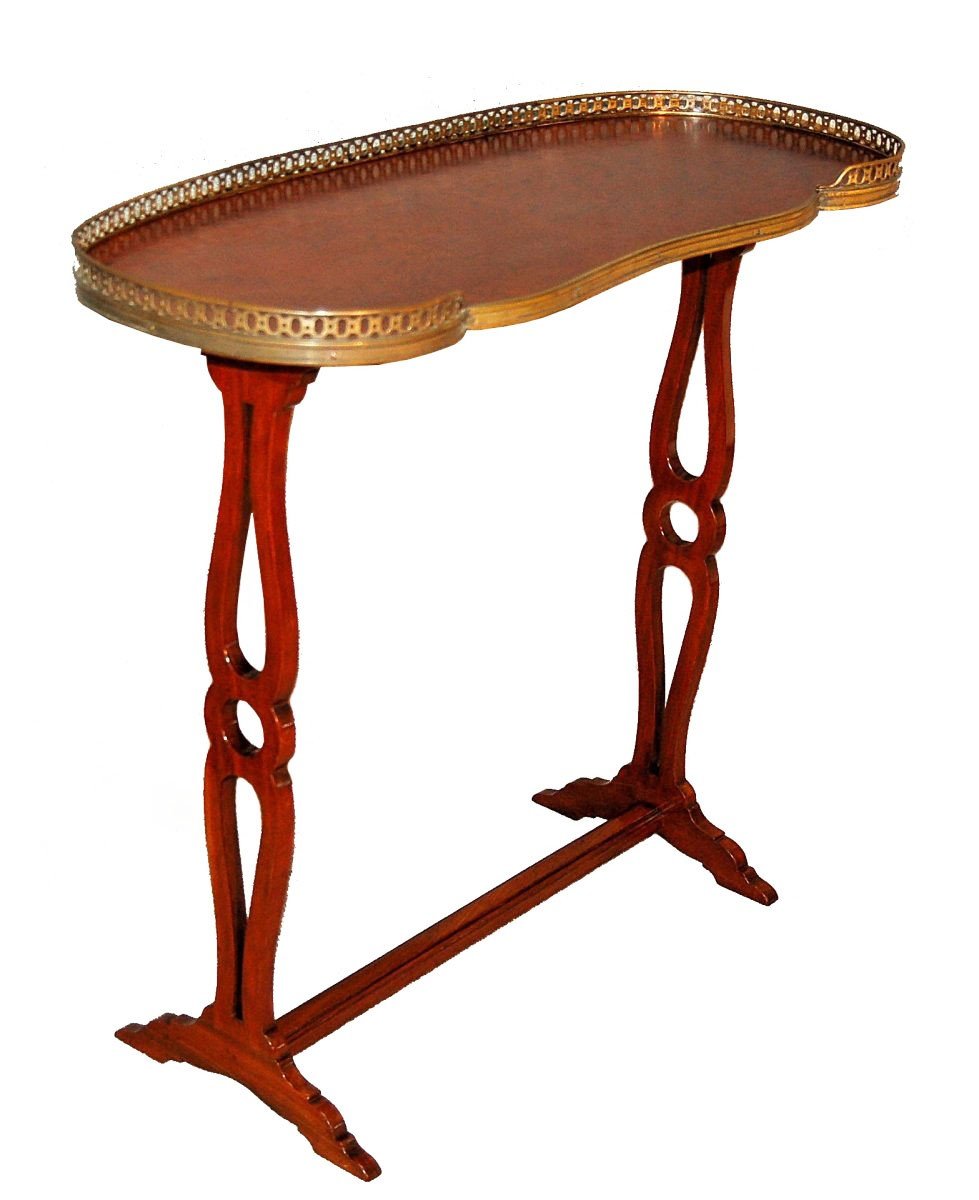Table Rognon En Acajou XIXe (L 84 cm)