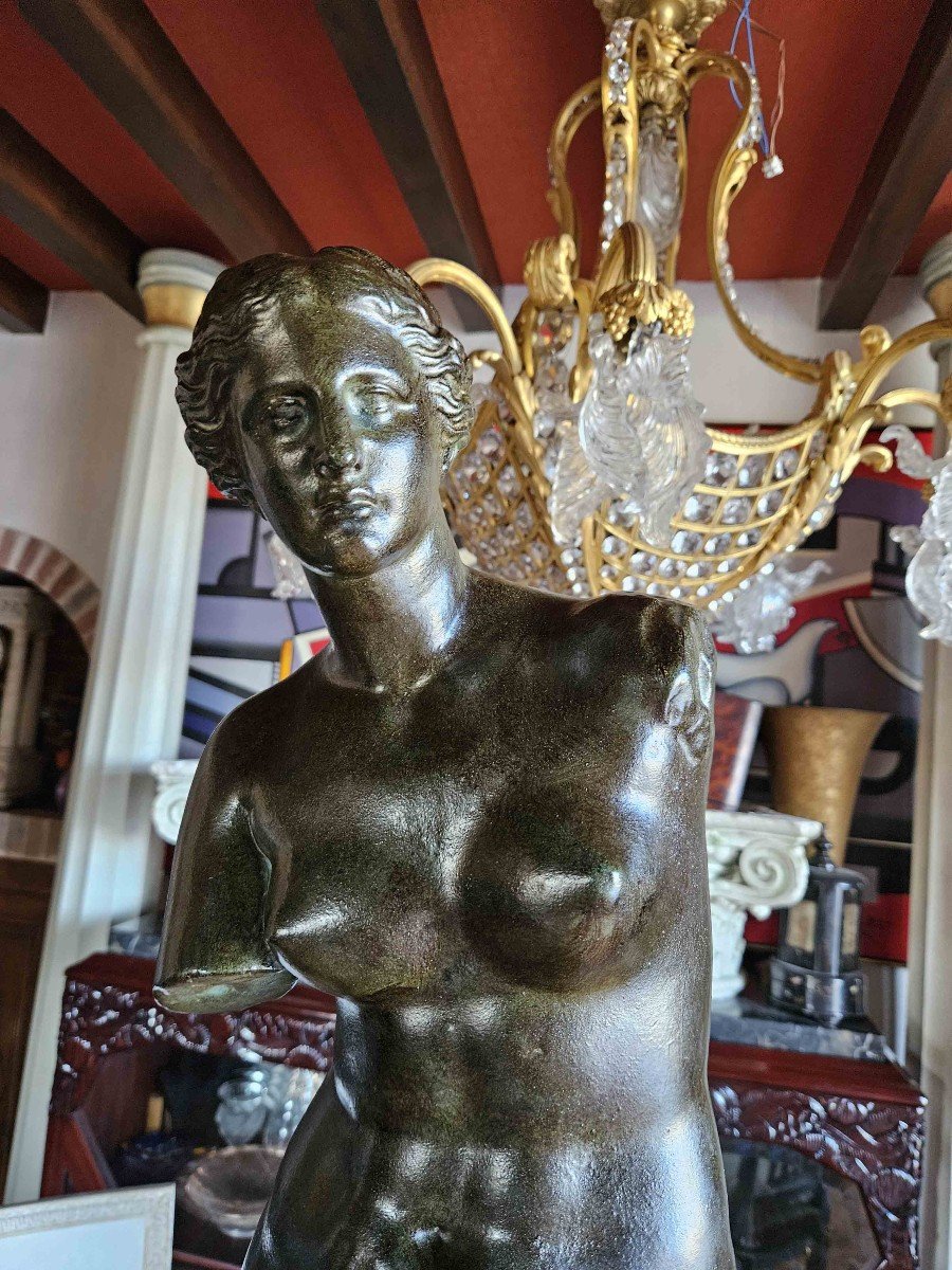 Venus De Milo With Bronze Patina Ht 87 Cm-photo-3