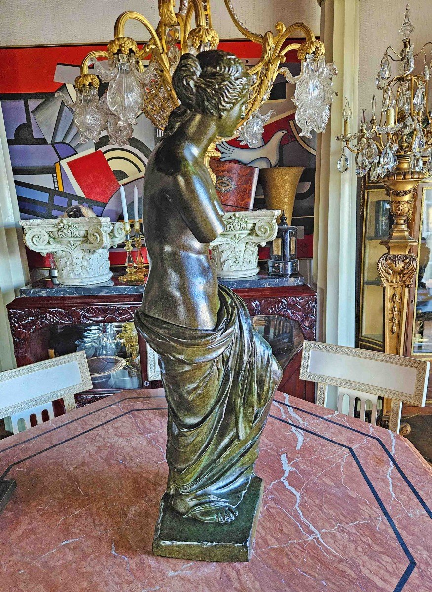 Venus De Milo With Bronze Patina Ht 87 Cm-photo-7