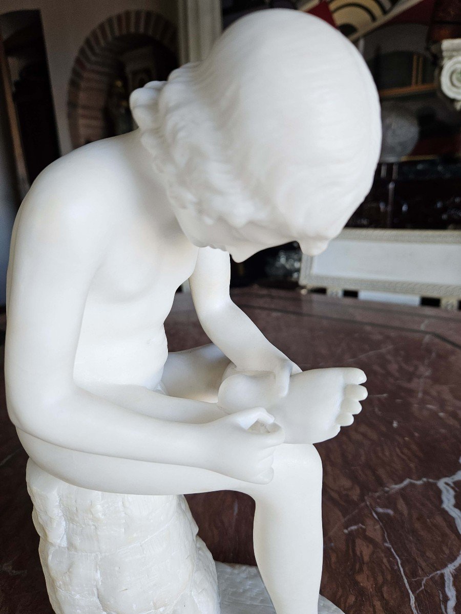 Spinario In White Marble-photo-5