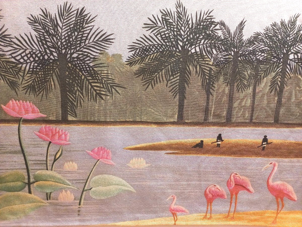 Tapisserie d'Aubusson Henri Rousseau 180 X 115 cm -photo-4