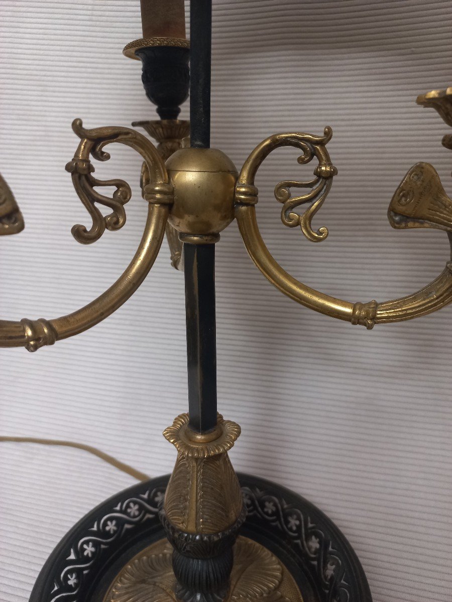 Lampe Bouillotte Signée Gagneau Paris-photo-3