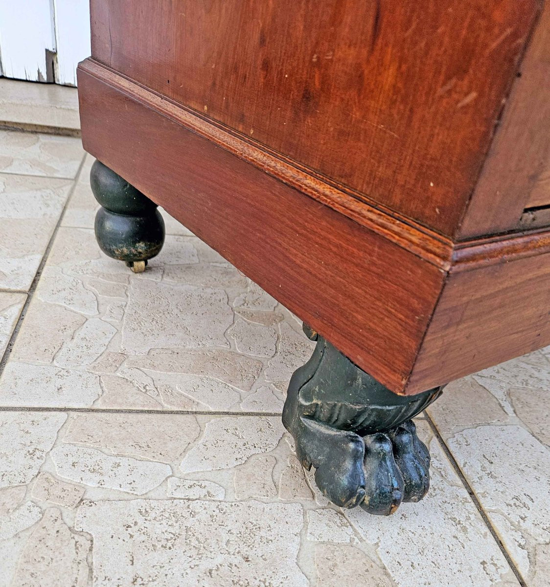 Empire Period Barber Shop Return From Egypt In Mahogany And Gilt Bronze-photo-5