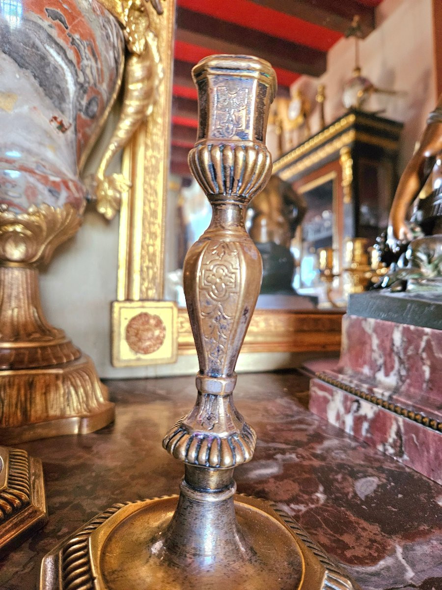 Pair Of Regence Period Candlesticks-photo-5