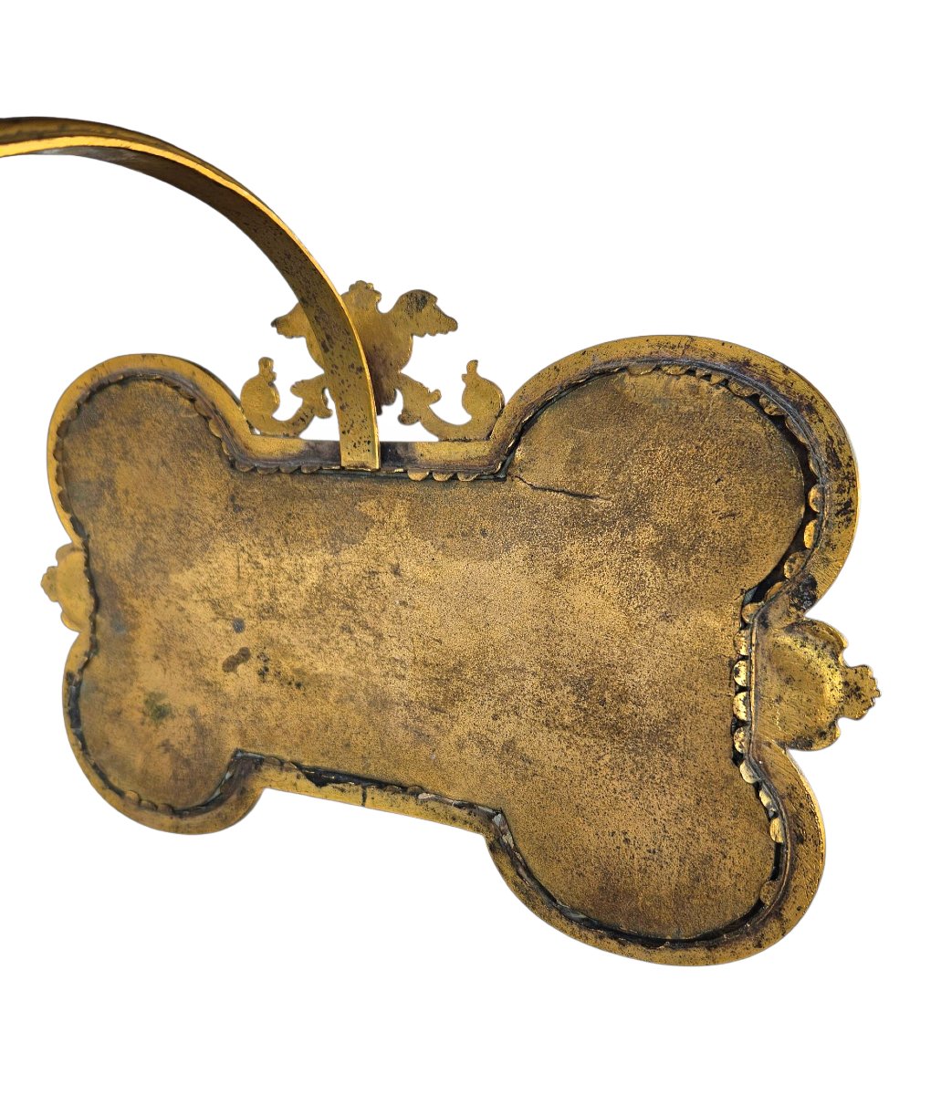 Louis XV Gilt Bronze And Saxon Porcelain Screen Candlestick-photo-4