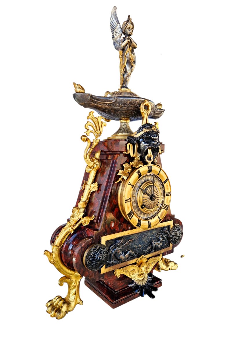 Garniture de cheminée Napoléon III -photo-5